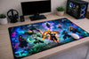 Demon Slayer "Nine Hashira" XXL Gaming Mousepad – 24" x 12" Aesthetic Desk Mat - Poketcg.in