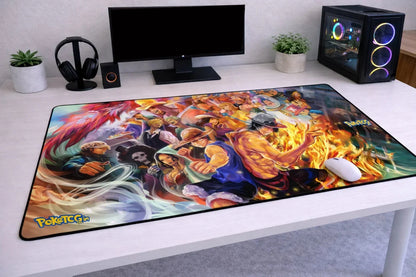 One Piece "Luffy Manga Chronicles" XXL Gaming Mousepad – 24" x 12" Aesthetic Desk Mat- Poketcg.in