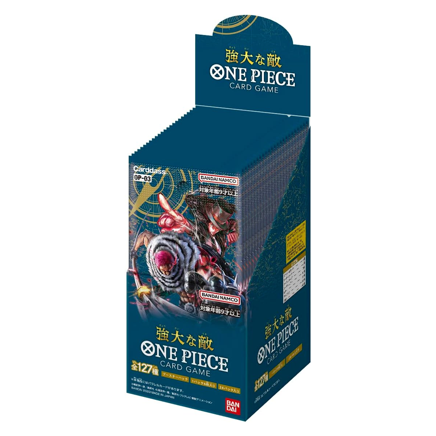BANDAI One Piece Card Game Mighty Enemies OP-03 Booster Box (Japanese Version)