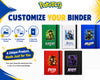 Personalized Photo TCG Binder – Custom Name 9 Pocket Trading Card Album