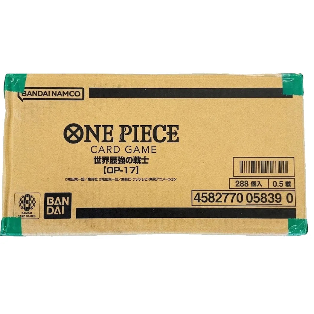 One Piece OP-17 The World’s Strongest Warriors – Japanese Booster Box Sealed Case