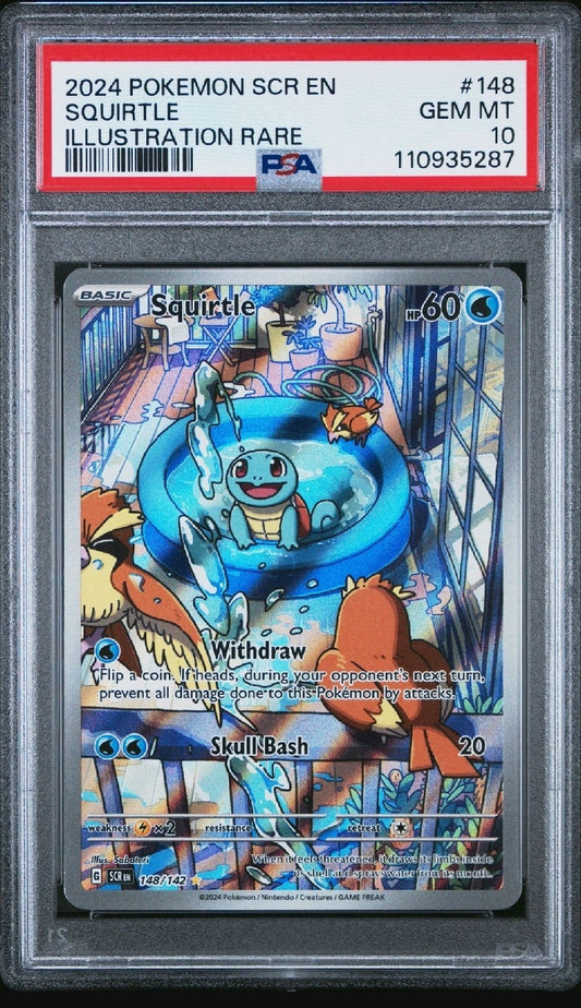 PSA 10 SQUIRTLE 148/142 - S&V STELLAR CROWN  (English Version)
