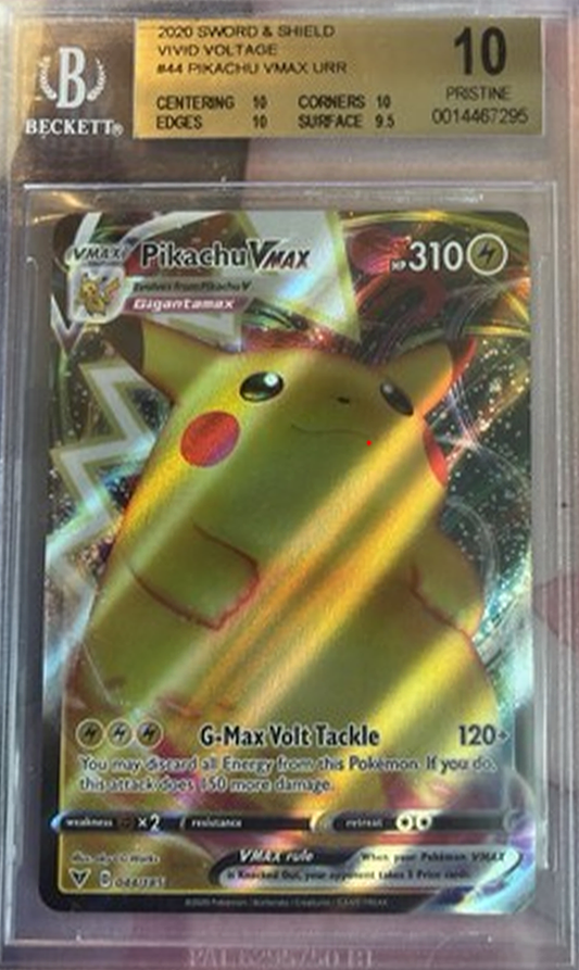 Pikachu VMAX 044/185 Swsh04: Vivid Voltage Holo  (English Version)