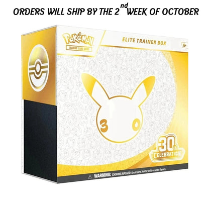Pokémon TCG: 30th Anniversary Celebration Elite Trainer Box (ETB) Factory Sealed