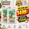 Pokémon 30th Anniversary Partner Card Set Vol. 1 – Booster Pack & Magnetic Frame Set of 2