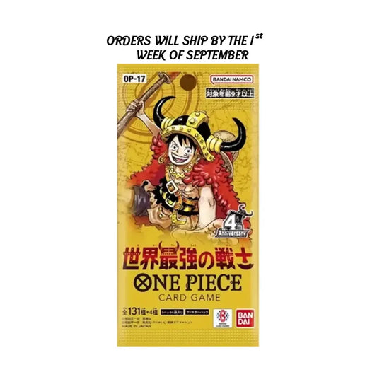 One Piece OP-17 The World's Strongest Warriors Japanese Booster Pack