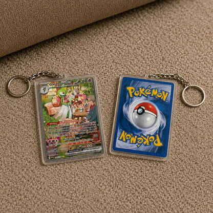 Pokémon Acrylic Character Keychain – Cute Anime Backpack Keyring