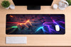 Cyberpunk "Prism Fracture" XXL Gaming Mousepad – 24" x 12" Aesthetic Desk Mat - Poketcg.in