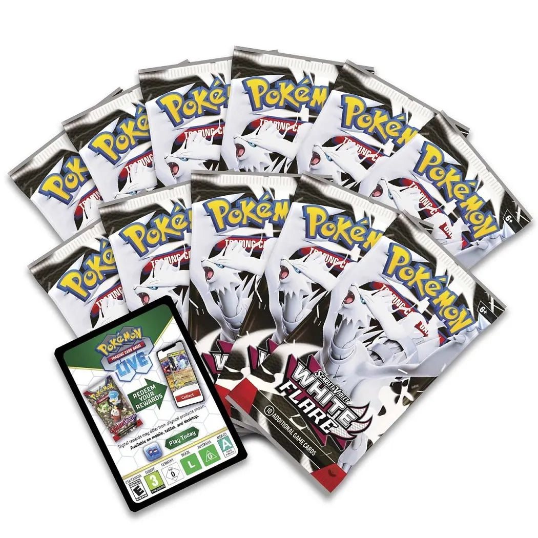 Pokémon Scarlet & Violet: White Flare Pokémon Center Elite Trainer Box – Exclusive Collector Edition
