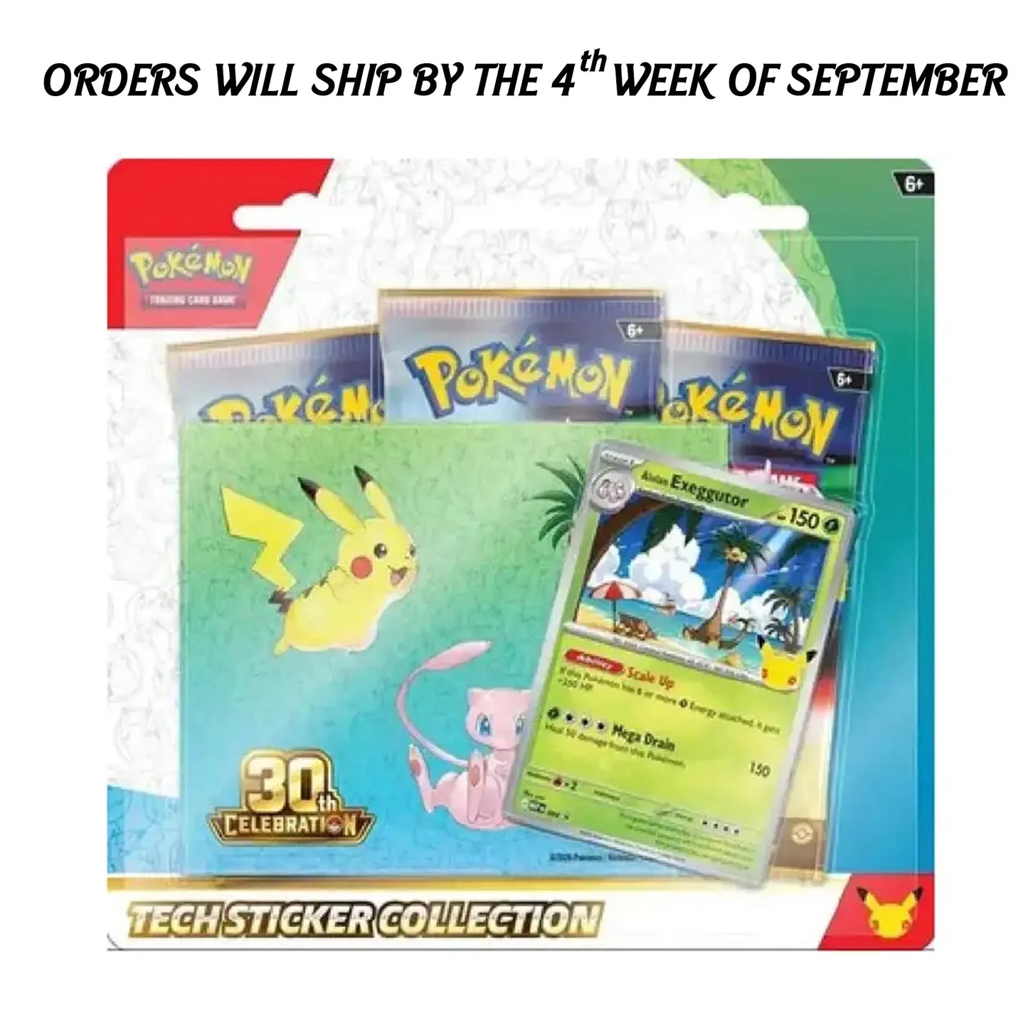 Pokémon TCG – 30th Celebration Tech Sticker Collection