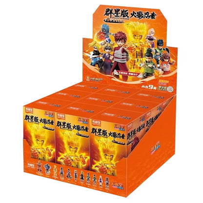 Blokees Naruto GV-03 Blind Box Set of 9 Assembled Action Figures Model Toys Collection