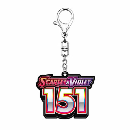Scarlet & Violet Surging Sparks Logo Keychain