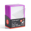 Vibrant 3x4 TCG Card Protectors – Single Piece Premium Display Sleeves