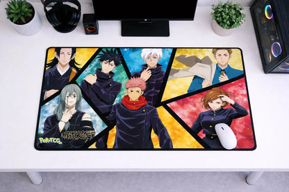 Jujutsu Kaisen "Cursed Clash" XXL Gaming Mousepad – 24" x 12" Aesthetic Desk Mat - Poketcg.in