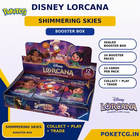 Disney Lorcana: Shimmering Skies Booster Display Sealed New