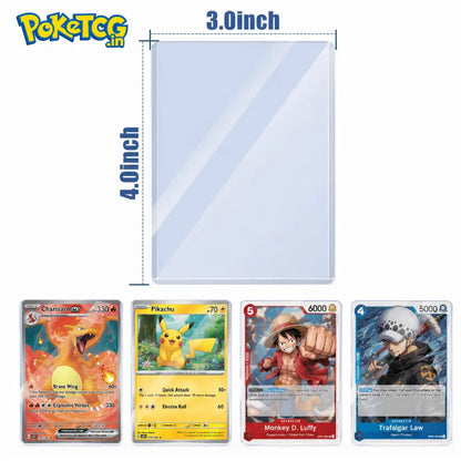 A clear rectangular photo frame insert shown on a white background with dimension labels indicating 3.0 inch by 4.