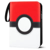 400 Pocket Pokemon Card Binder 4 Pocket Zipper Red - PokeTCG