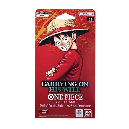 ONE PIECE Card Game OP-13 Carrying on His Will Sleeved Booster Pack | English