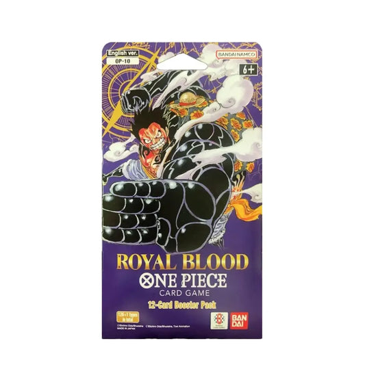 ONE PIECE Card Game OP-10 Royal Blood Sleeved Booster Pack | English