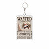 One Piece Wanted Poster Acrylic Keychain – Anime Pirate Bounty Keyring