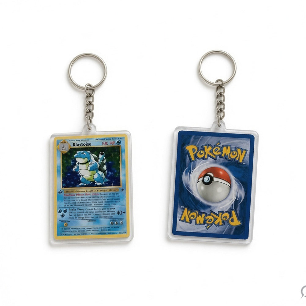 Pokémon Trading Card Acrylic Keychain Collectible for Fans