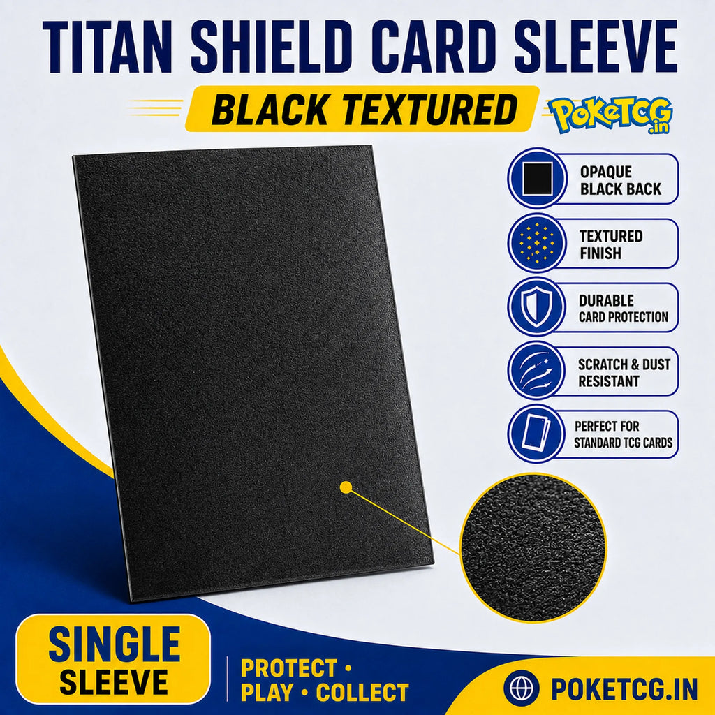 TitanShield Black "Single Card Sleeves" – PokeTCG