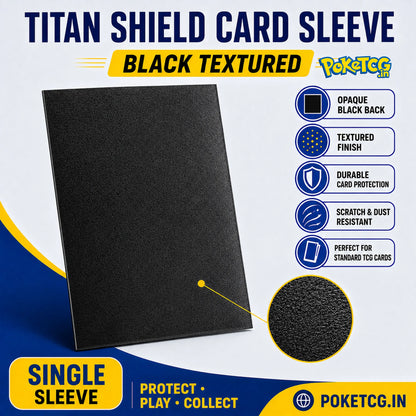 TitanShield Black "Single Card Sleeves" – PokeTCG