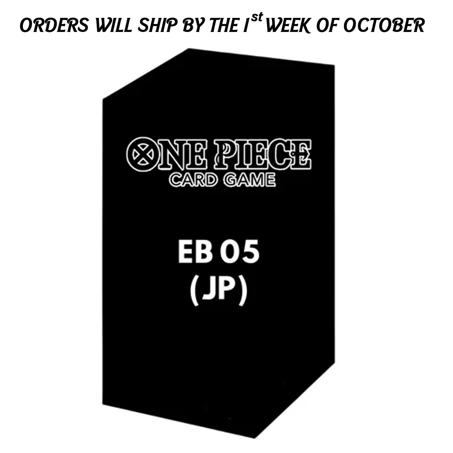 One Piece EB-05 Extra Booster Box – Japanese Edition (24 Packs)