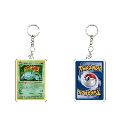 Pokémon Trading Card Acrylic Keychain Collectible for Fans