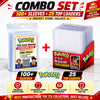 Premium Card Protection Combo – 100+ Card Sleeves & 25 Top Loaders Box
