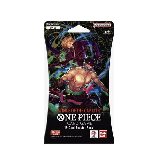 ONE PIECE Card Game OP-06 Wings of the Captain Sleeved Booster Pack | English