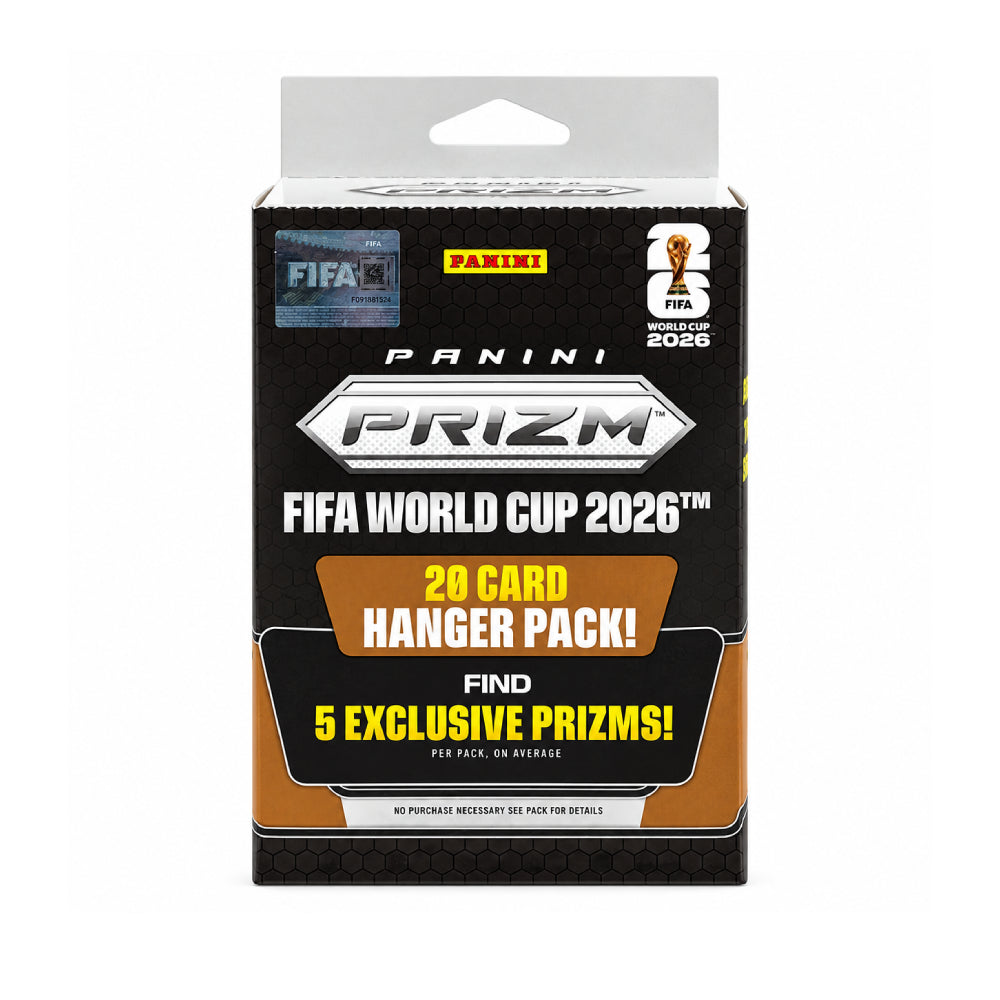 2026 Panini Prizm FIFA World Cup Soccer Exclusive Trading Cards Hanger Box