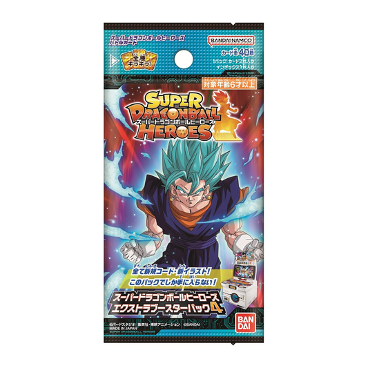 (Call For Price) Bandai Super Dragon Ball Heroes Extra Booster Pack 4 Booster Box (Japanese Version)