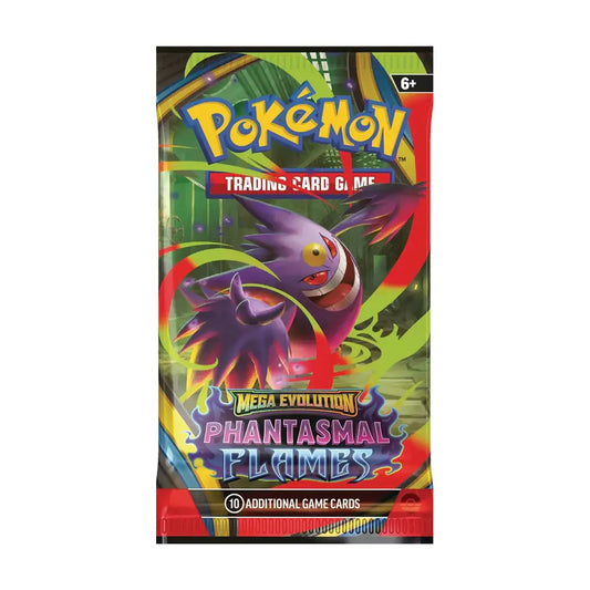 Pokemon TCG: Mega Evolutions Phantasmal Flames Booster Pack (English Version)