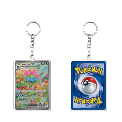 Pokémon Acrylic Character Keychain – Cute Anime Backpack Keyring