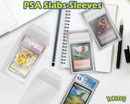 PSA Graded Card Sleeves – Ultra Protection for PSA Slabs (Set of 2 Sleeves)