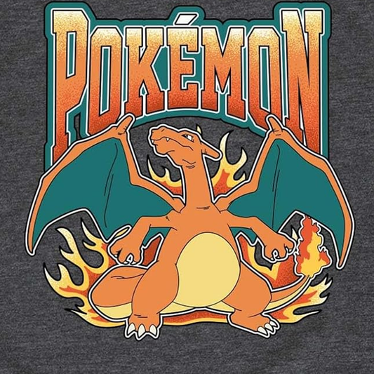 Pokémon - Charizard Collegiate - Toddler and Youth Short Sleeve T-Shirt