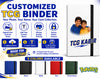Personalized Photo TCG Binder – Custom Name 9 Pocket Trading Card Album