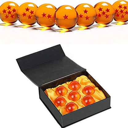 7-Piece Crystal Dragon Ball Set with Gift Box - PokeTCG