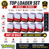 Premium 35PT Card Top Loaders – 10 Boxes (25 pcs Per Box)