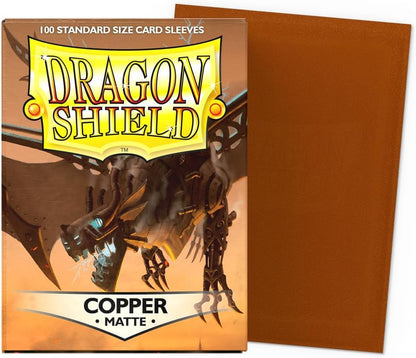 Dragon Shield Copper Matte Sleeves Standard Size "Single sleeve" - PokeTCG