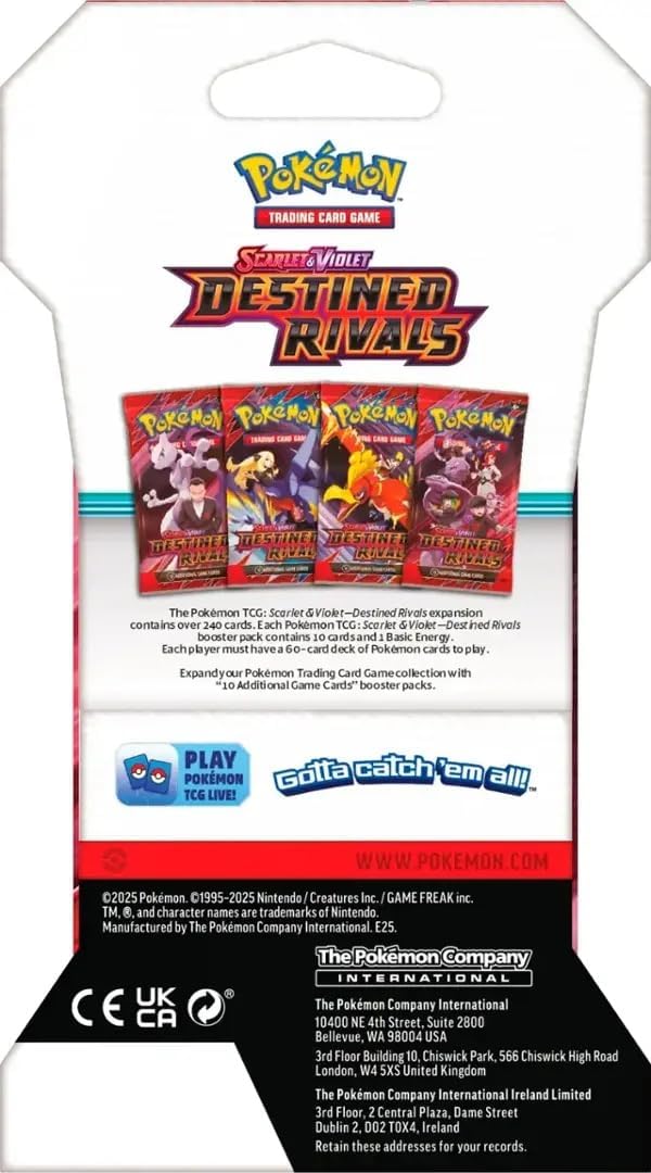 Pokemon Scarlet & Violet Destined Rivals Sleeve Booster
