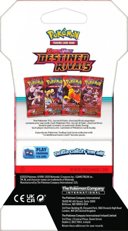 Pokemon Scarlet & Violet Destined Rivals Sleeve Booster