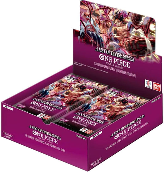 Bandai | One Piece TCG: A Fist of Divine Speed (OP-11) Booster Display | Trading Card Game | Ages 6+ | 2 Players |