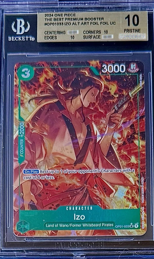 BGS 10 Pristine Izo Alt Art Foil OP01-033 – One Piece Premium Booster