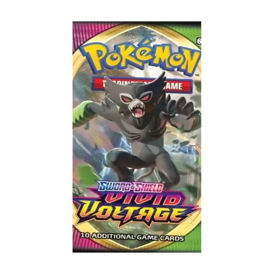 Pokemon Sword & Shield Vivid Voltage Booster Pack  (English Version)