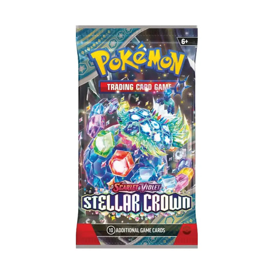 Pokemon Scarlet Violet Stellar Crown Booster Pack 10 Cards - PokeTCG