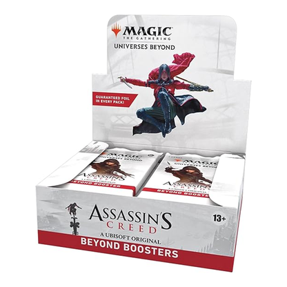 Assassin’s Creed Beyond Booster Box | 24 Beyond Boosters (7 Cards in Each Pack) | Collectible Trading Card Game for Ages 13+
