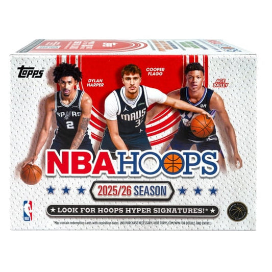 2025-26 Topps Hoops Basketball Value Box – Factory Sealed