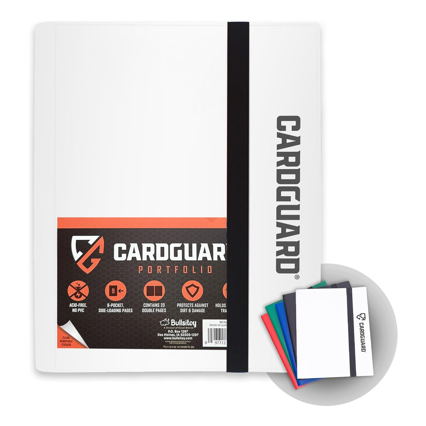 CardGuard Trading Card Binder Pro-Folio – 4 Pocket Binder - Side-Loading Album, Durable & Acid-Free Storage for Pokémon, YuGiOh, MTG, TCG, Game & Sports Cards